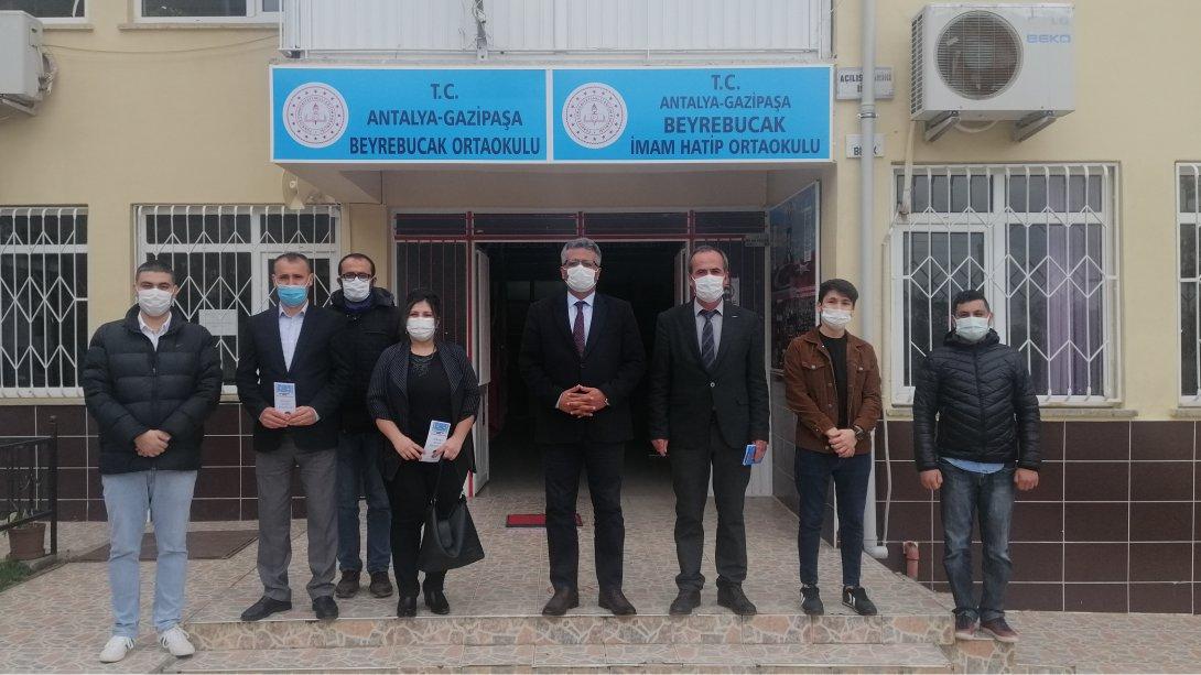 İlçe Milli Eğitim Müdürümüz Sayın Ahmet Kocagöz'den E-Twinning Proje Ziyareti