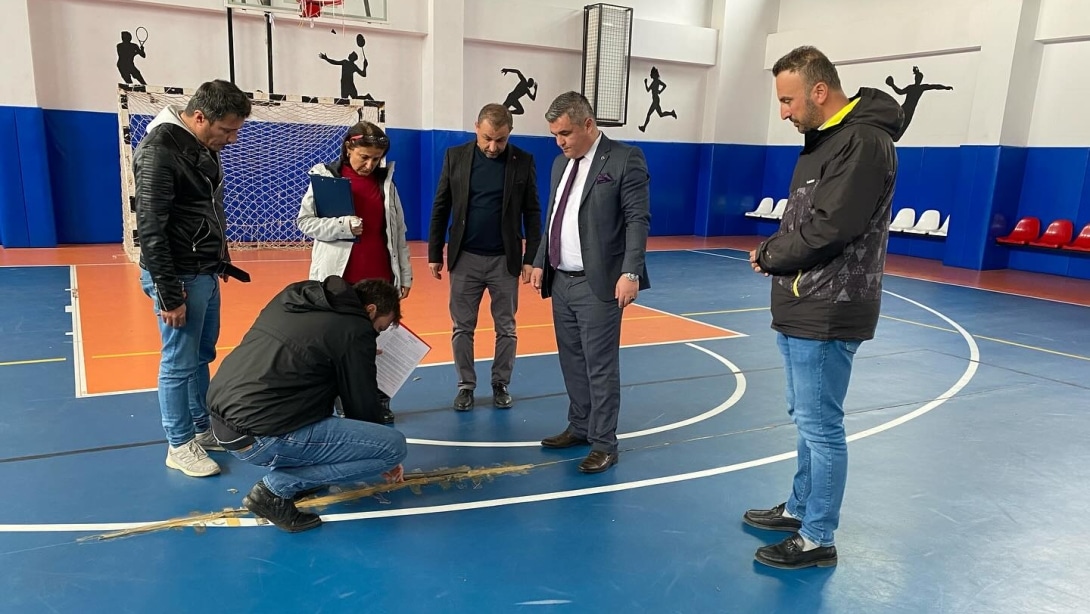Bakım, onarım ve tadilat gerektiren alanlarda yerinde incelemelerde bulunuldu